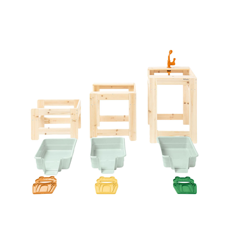 Wasserspieltisch-Set "Frolino", 3-tlg.
