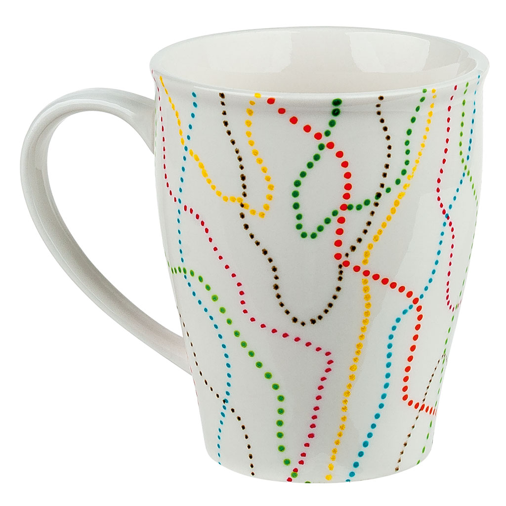 Porzellantasse, Weiß, 1 Stück