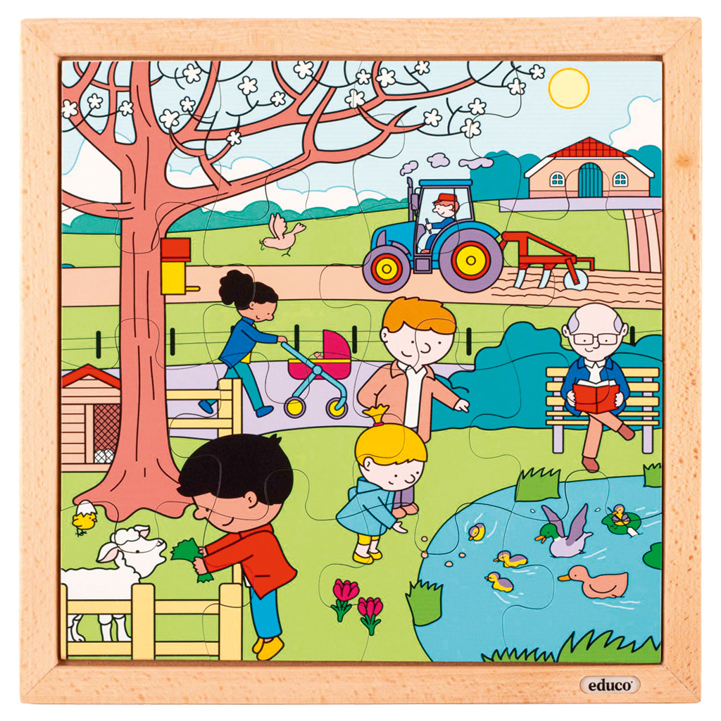 Educo® Jahreszeitenpuzzle