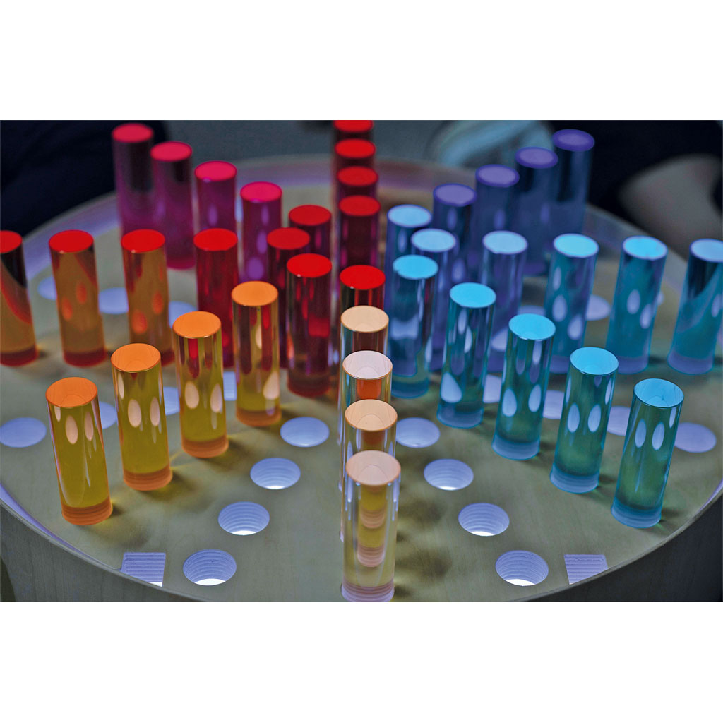 Acrylsteine Zylinder, 30er-Set