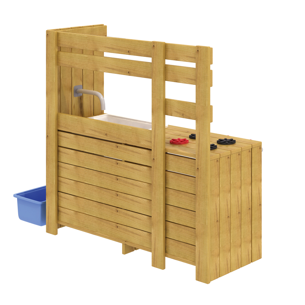 Outdoor-Spielküche mit Pumpe