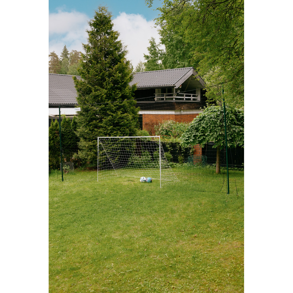 Fußballtor mit Fangnetz Fußballtor mit Fangnetz