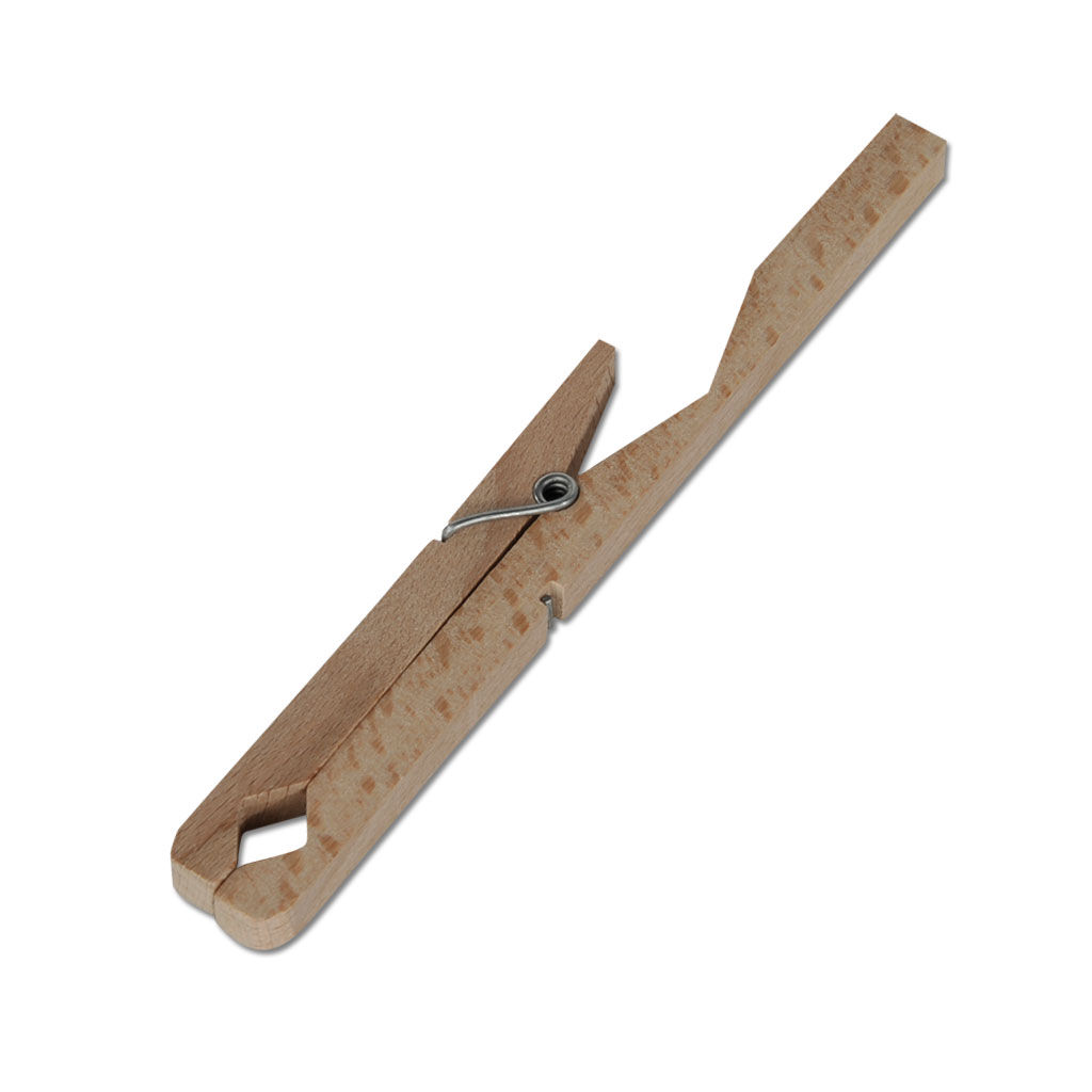 Reagenzglashalter aus Holz