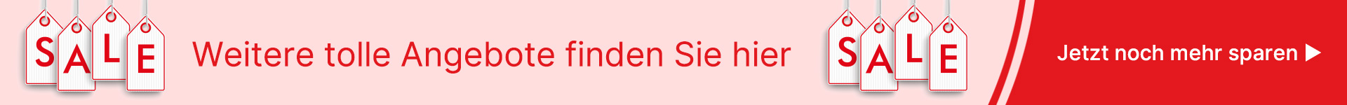 Hinweis zum Sale-Bereich