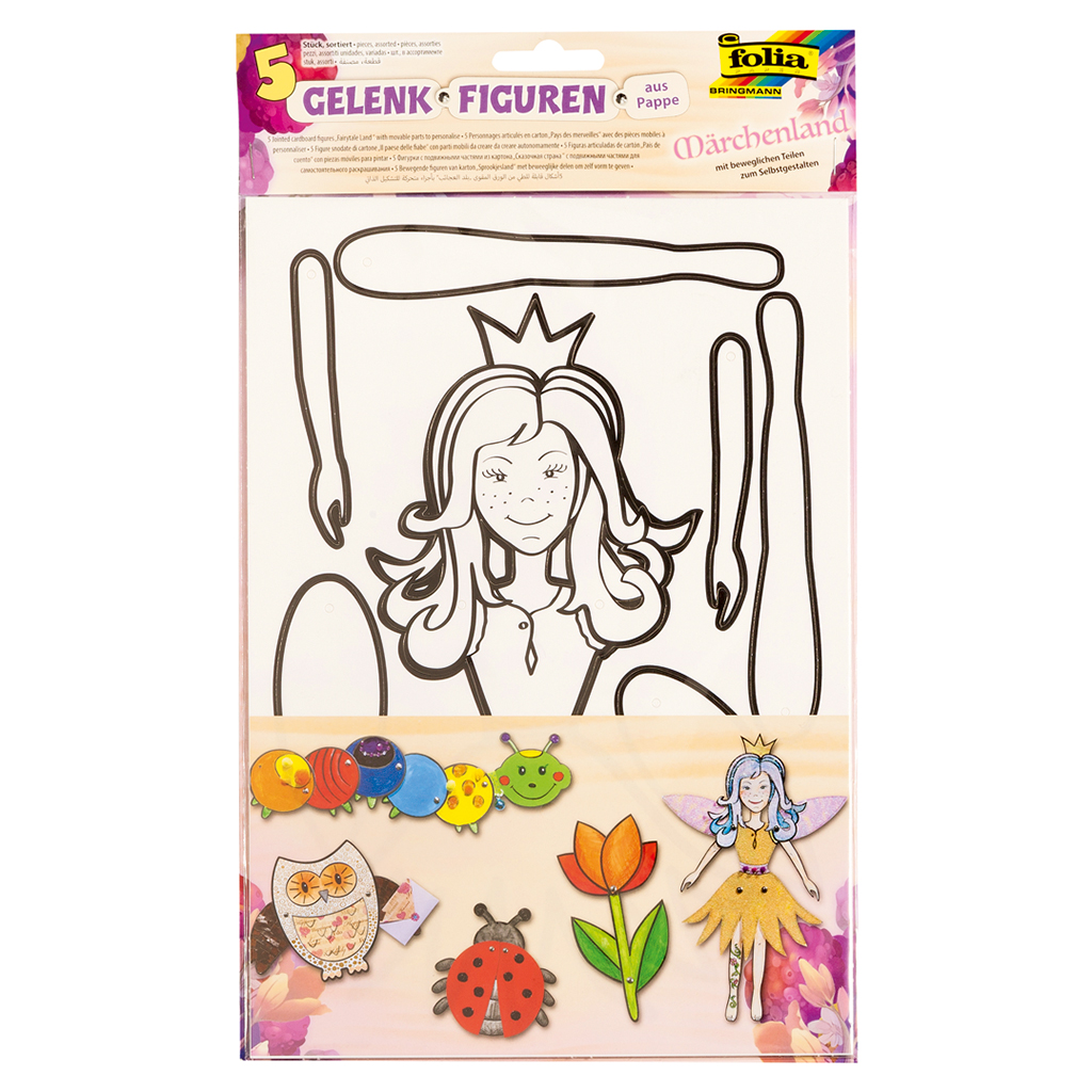 Folia® Gelenkfiguren Märchenland-Bild Auf diesem Bild ist das Produkt mit der Art.Nr.: W-93811 zu sehen
