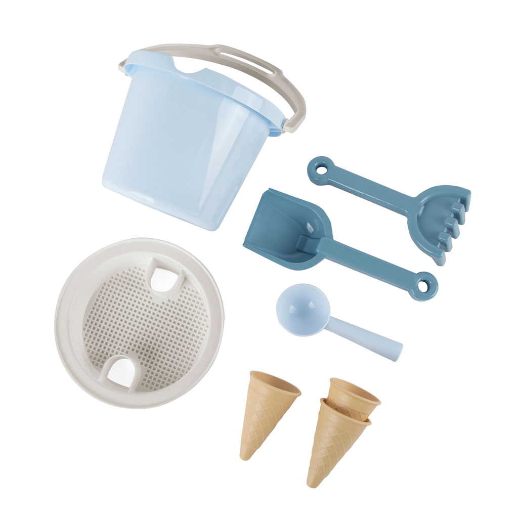 dantoy® Eimer-Set mit Eiswaffeln-Bild Auf diesem Bild ist das Produkt mit der Art.Nr.: M-83559 zu sehen