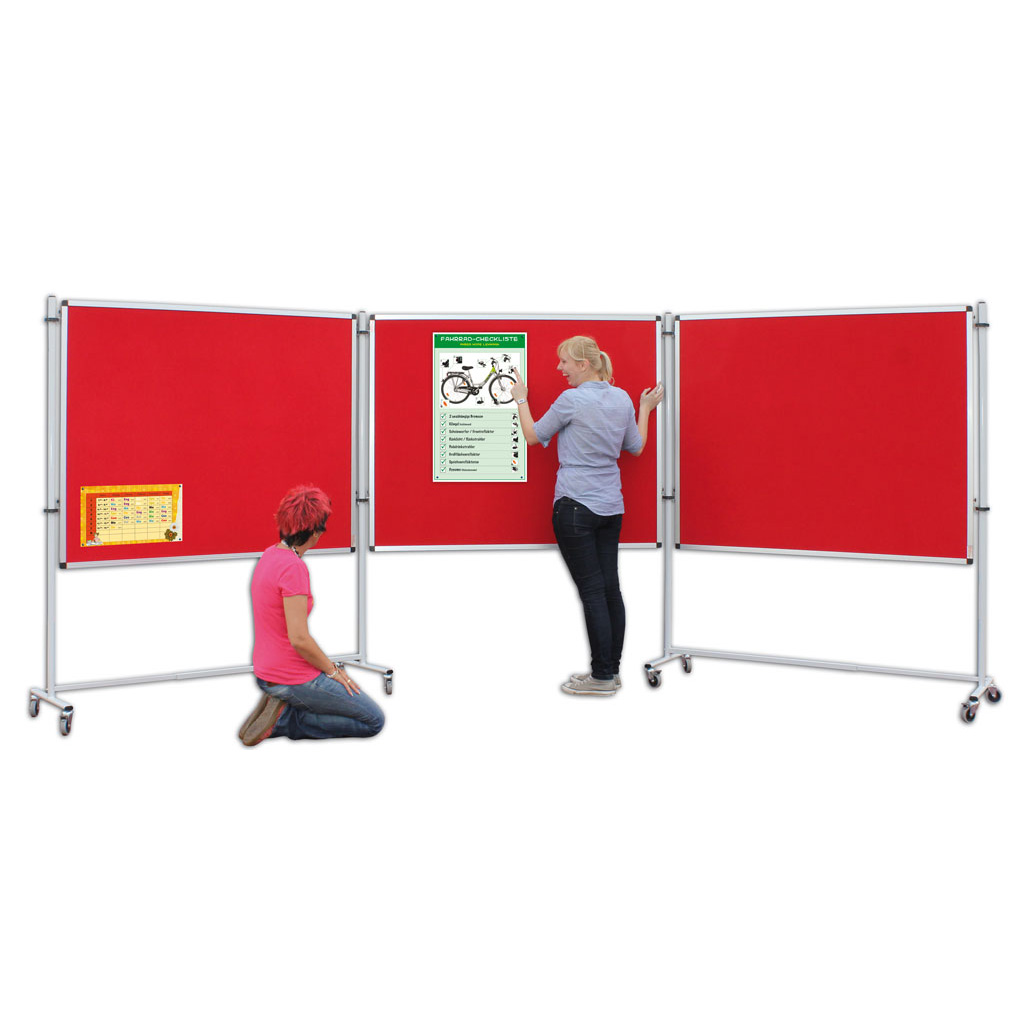 Stellwand Fahrreihe 3 Stofftafeln