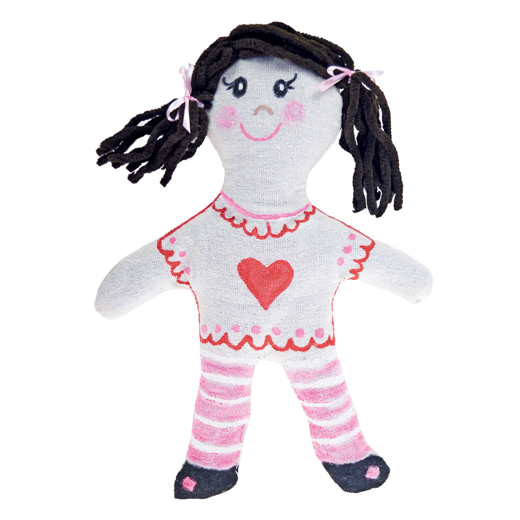 Blanko-Puppe aus Stoff, 12 Stück