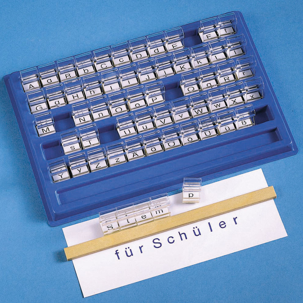 Buchstabenstempel
