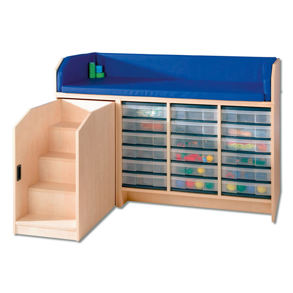 tempm44069-wickelkommodefX5ipeXFQZLUw Modulus® Wickelkommode mit 18 Schüben, Treppe links