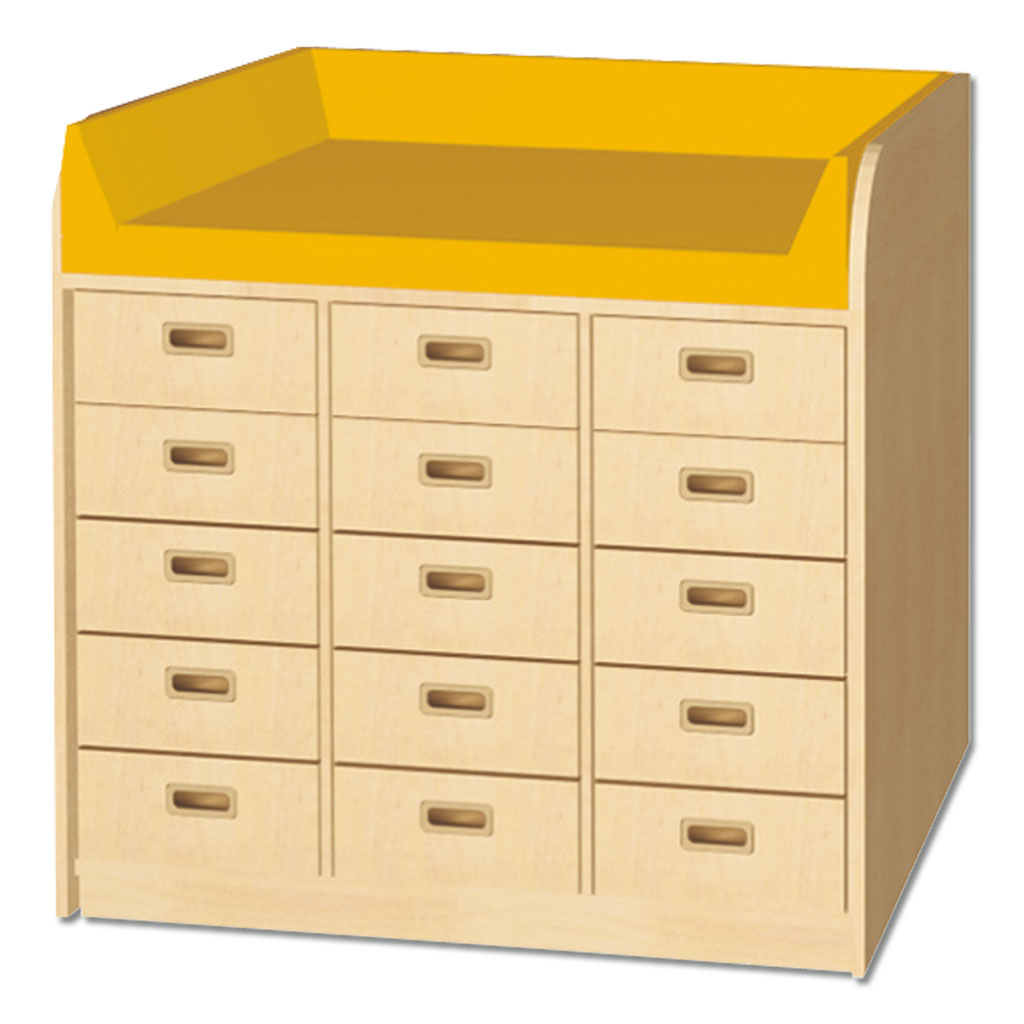Modulus® Wickelkommode 3 mit 15 Schüben