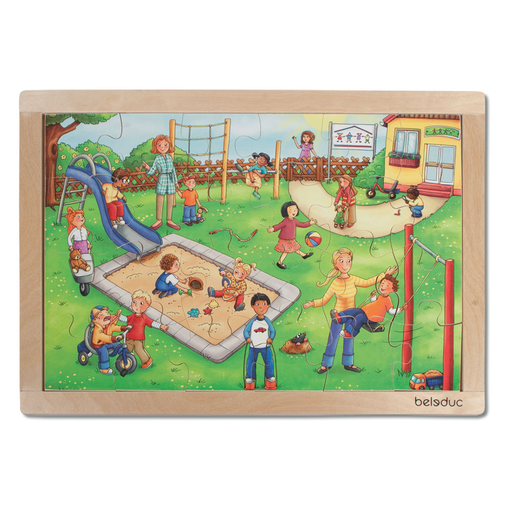 Holzpuzzle für Kleinkinder