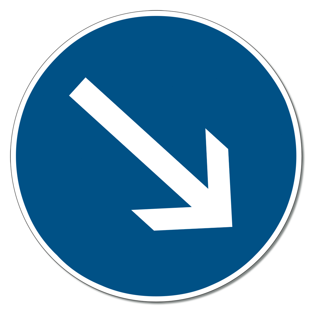 Verkehrsschild Nr. 222 zum Selberbauen