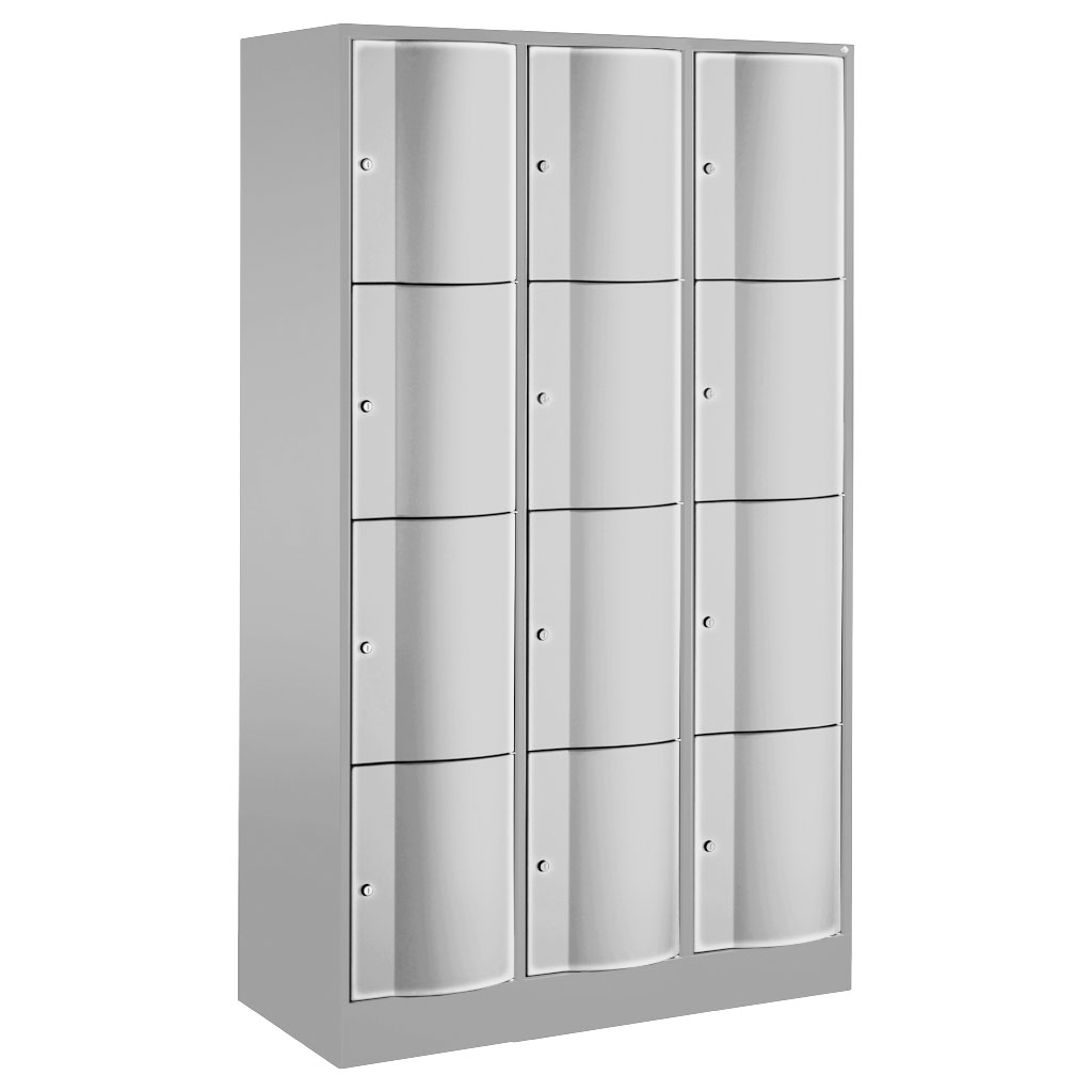 Großraum-Schließfachschrank, 3-reihig Großraum-Schließfachschrank, 3-reihig