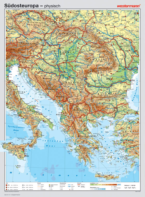 Südosteuropa, VS physisch / RS politisch