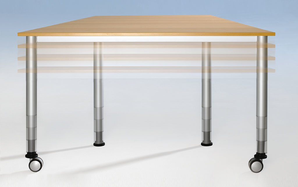 temp40977_cxW2tec9KbfIB6 Fahrbarer Trapeztisch, höhenverstellbar