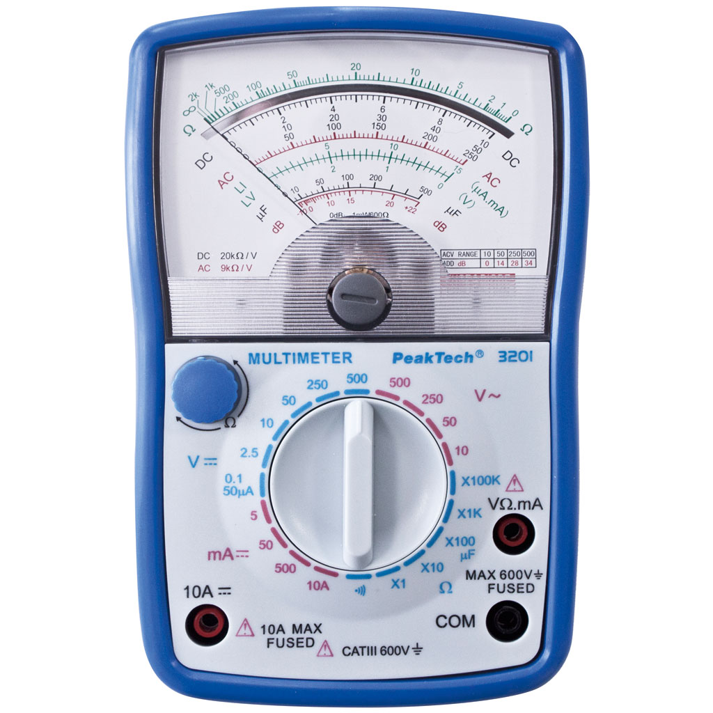 Schüler-Analog-Multimeter-Bild Auf diesem Bild ist das Produkt mit der Art.Nr.: W-72417 zu sehen