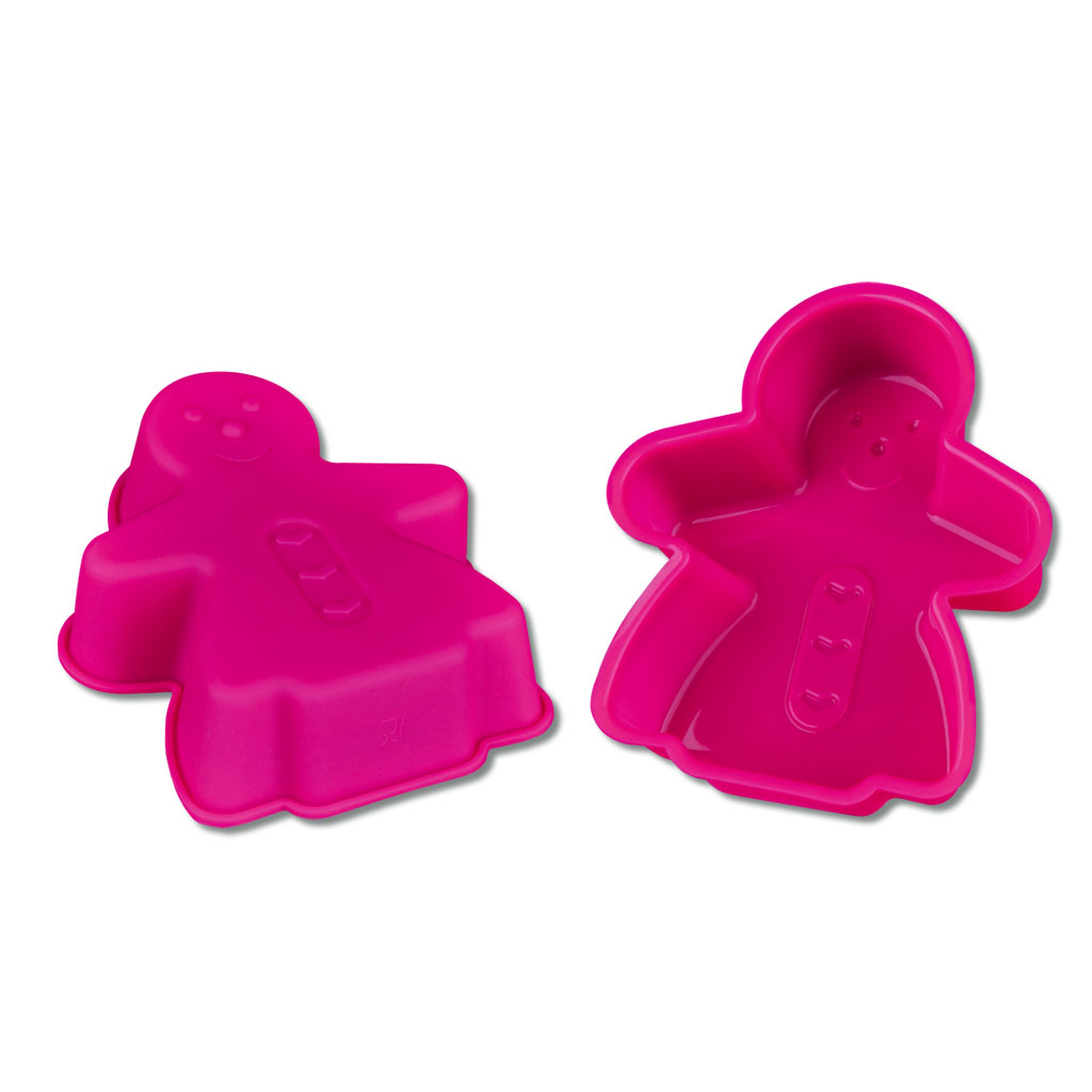 Silikonbackform Lebkuchenfrau