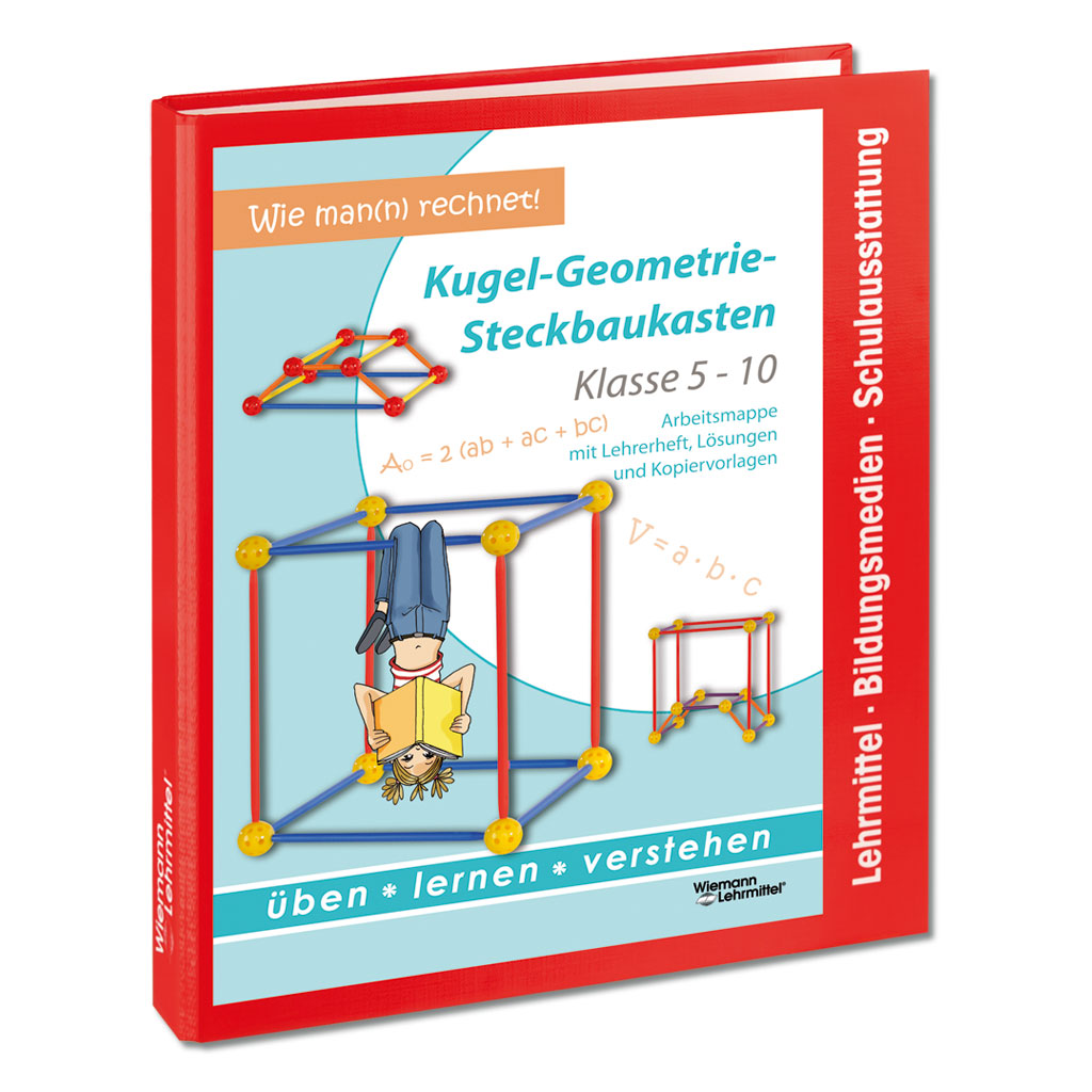Arbeitsmappe Kugel-Geometrie-Steckbaukasten, Klasse 5–10