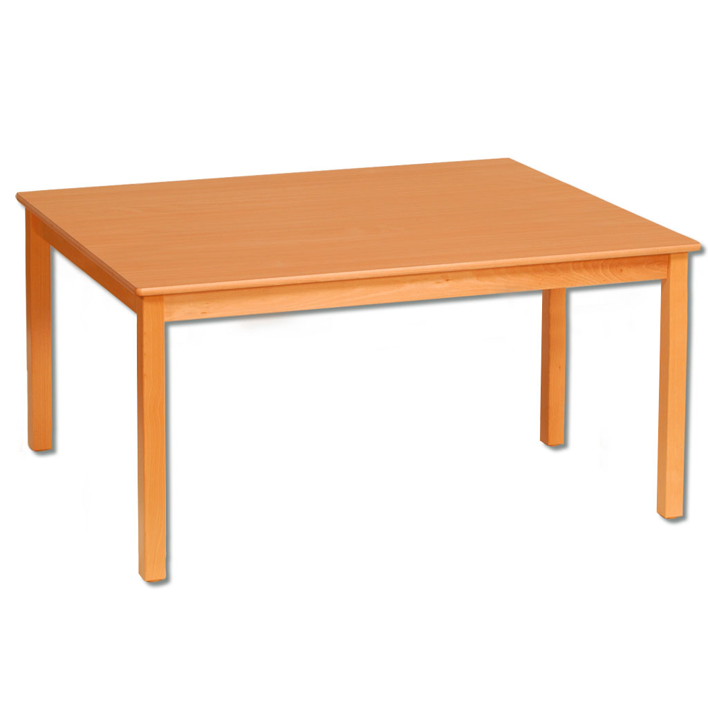 Rechtecktisch aus Massivholz