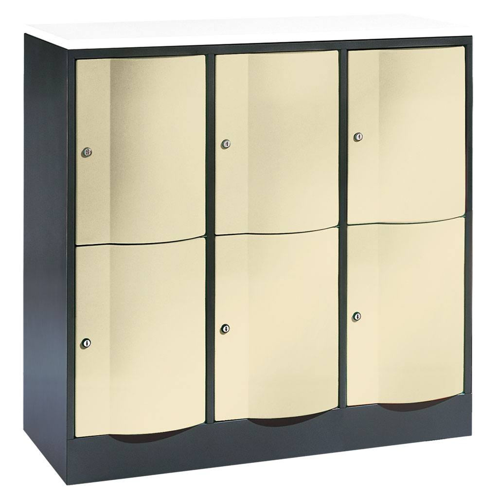 Großraum-Schließfachschrank, 3-reihig Großraum-Schließfachschrank, 3-reihig