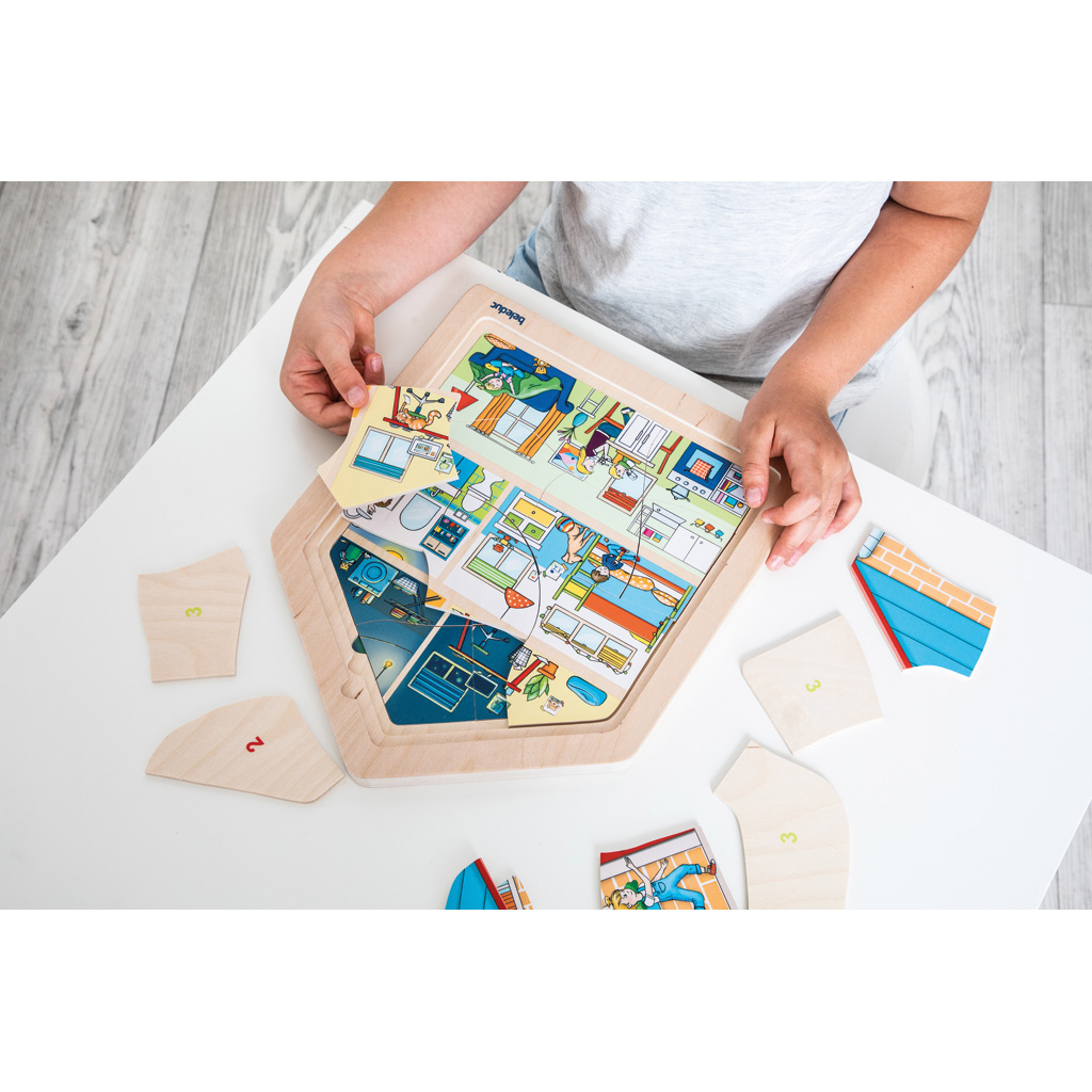 Lagenpuzzle "Zuhause"