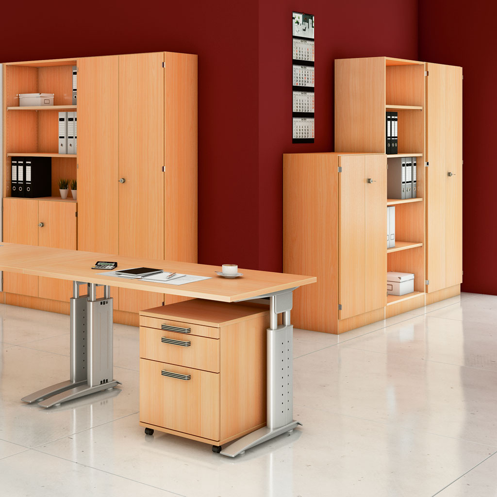 Rollcontainer mit Hängeregistratur