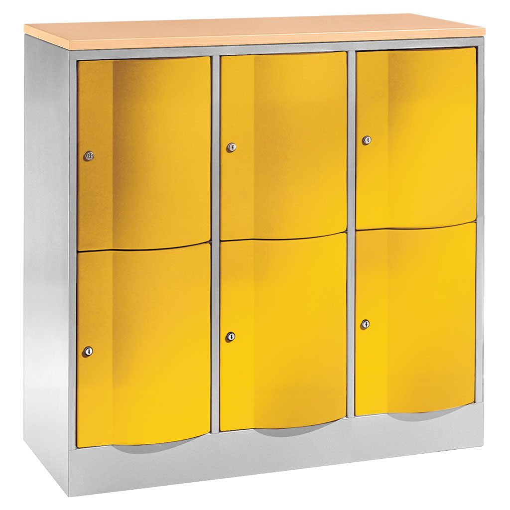 Großraum-Schließfachschrank, 3-reihig Großraum-Schließfachschrank, 3-reihig