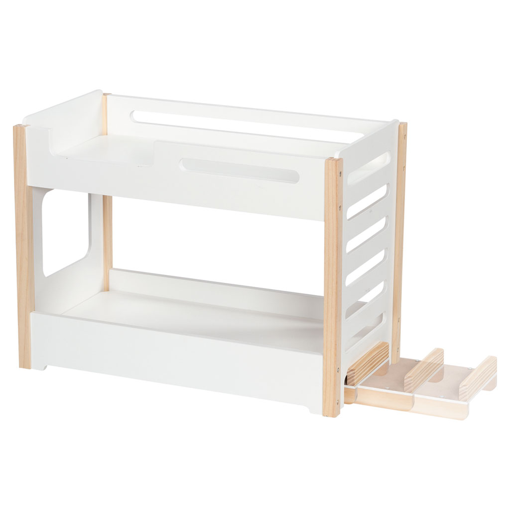 Puppen-Etagenbett mit Rutsche