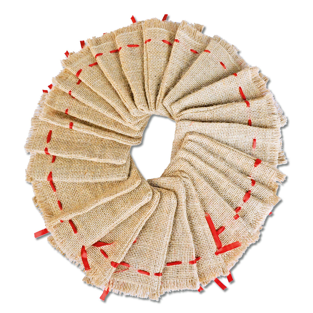 Jute-Säckchen, 24 Stück