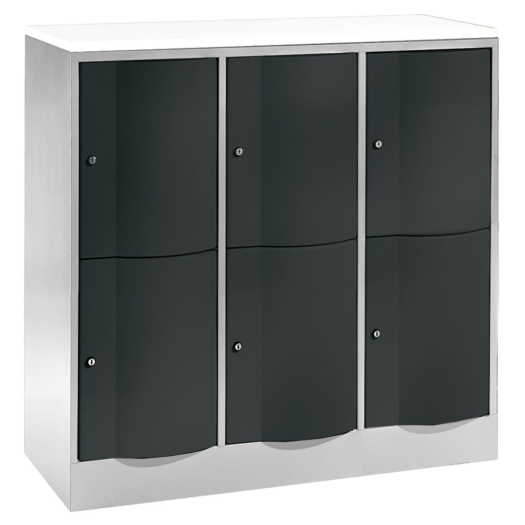 Großraum-Schließfachschrank, 3-reihig Großraum-Schließfachschrank, 3-reihig