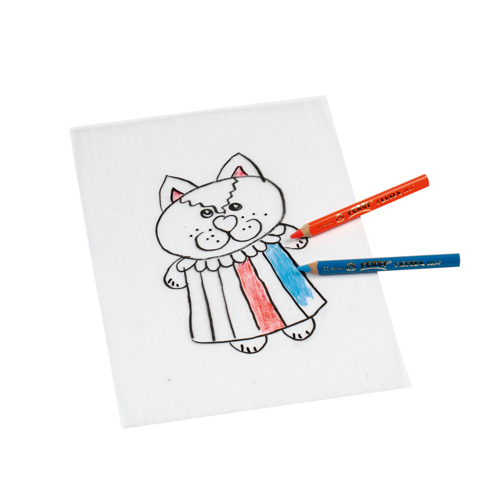 Plastikschrumpfplatten, 10 Stück