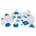Geometrische Füllkörper - 17 Modelle aus Plexiglas