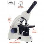 Mikroskop MicroBlue mit Kreuztisch