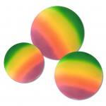 Regenbogenball in verschiedenen Größen