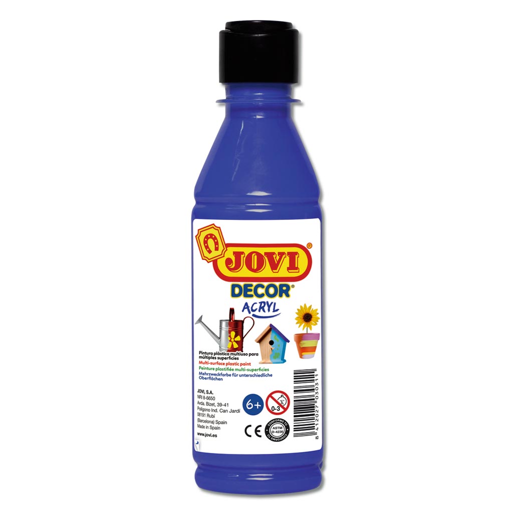 Jovi®-Decor Acrylfarbe – 250 ml Kunststoff-Flasche