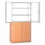 Modulus® Halbschrank mit Türen, Unterschrank (mit Sockel), ohne Mittelwand, 2 Böden